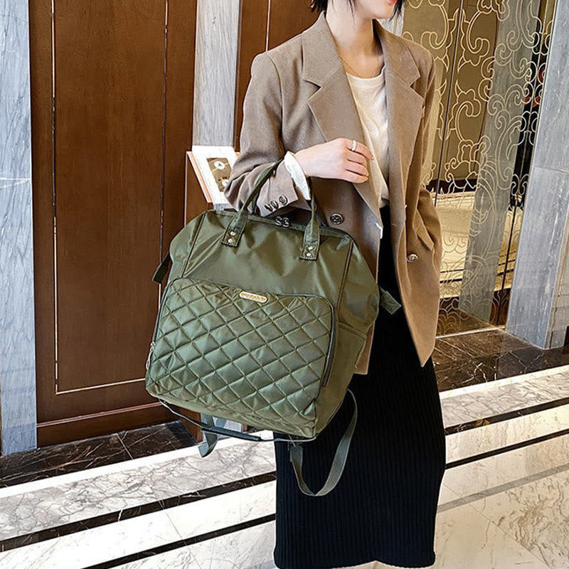 Abnehmbarer Reiserucksack mit Zugstange, Reisetasche für Damen und Herren
