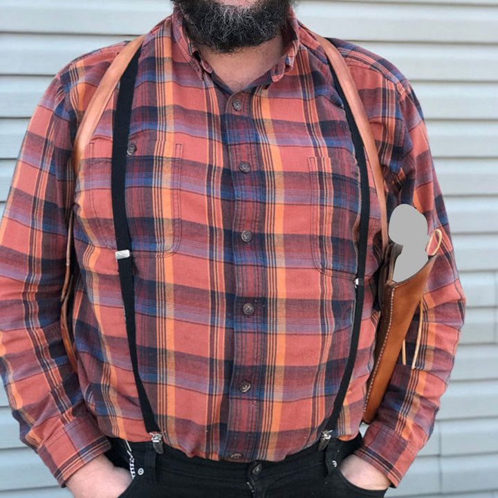 Mittelalterliches Leder-Schulterholster für Damen und Herren, Retro-Theater-Requisite