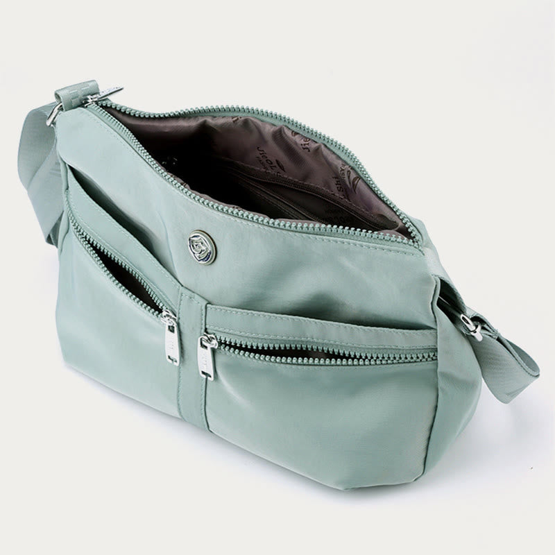 Solide Umhängetasche für die Schule, Reisen, einfache Nylontasche, Geldbörse
