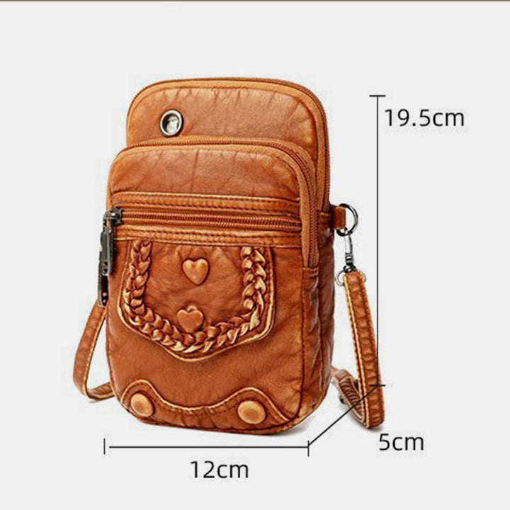 Große Kapazität Retro Handy Tasche Umhängetasche - image 17