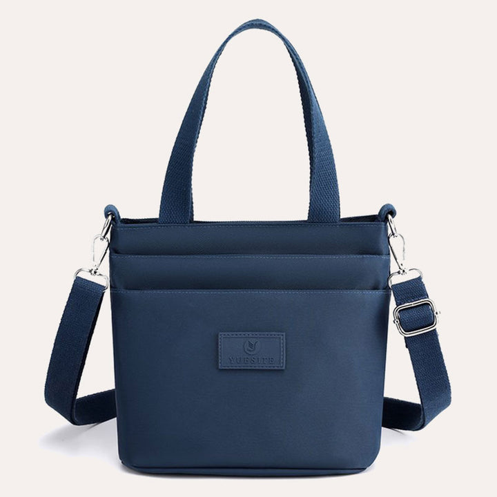 Funktionelle Umhängetasche Schultertasche Mehrere Taschen Leichte einfarbige Handtasche