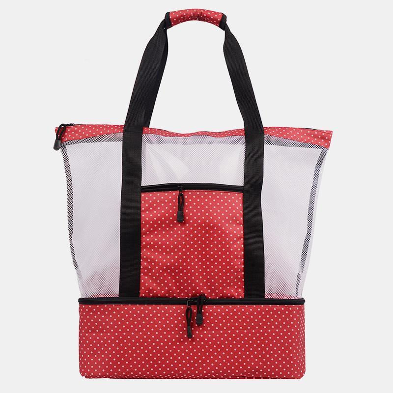 Strandtasche mit großer Kapazität, wasserdicht, sanddicht, Pooltasche mit Kühlfach