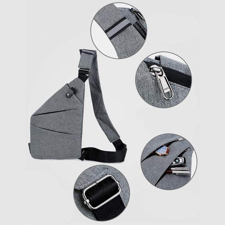 Multifunktionale Anti-Diebstahl-Sport-Schultertasche