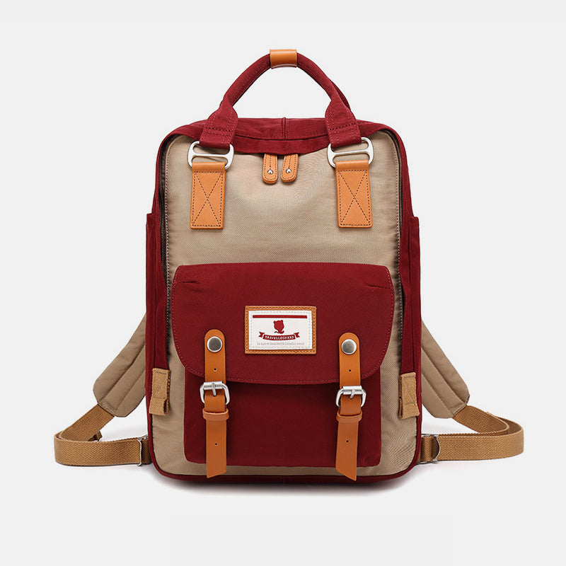 Wasserdichter Reiserucksack im Vintage-Stil im College-Stil
