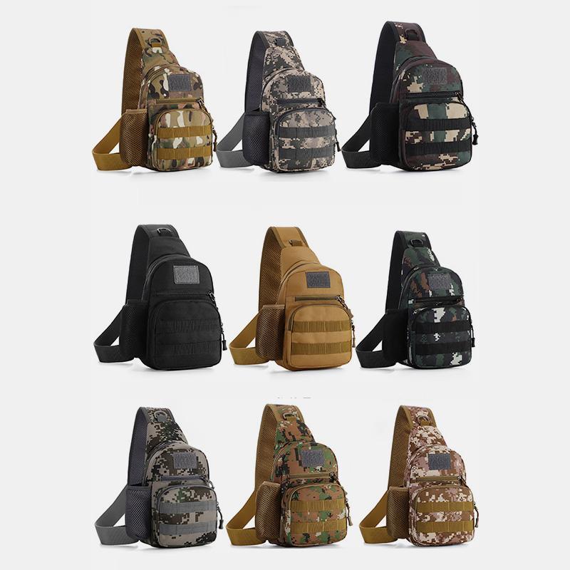 Camouflage Wasserdichte Multifunktionale Schultertasche Für Den Außenbereich