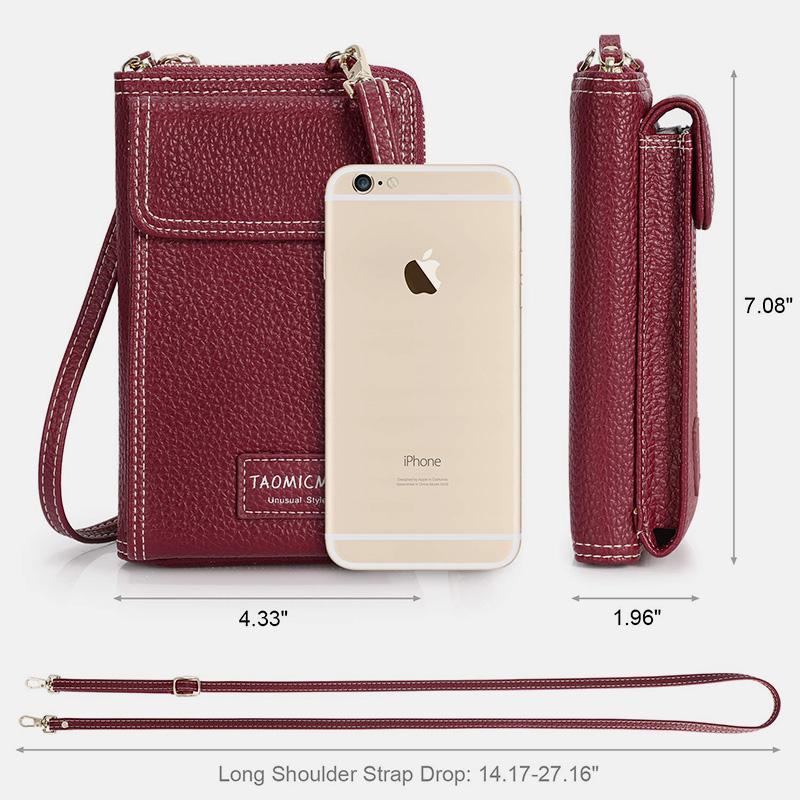 Handy Geldbörse Brieftasche Crossbody Telefon Tasche
