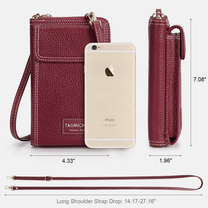 Handy Geldbörse Brieftasche Crossbody Telefon Tasche