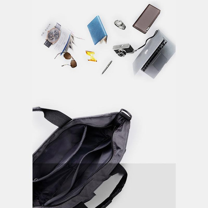 Wasserabweisende multifunktionale Crossbody-Laptop-Handtasche