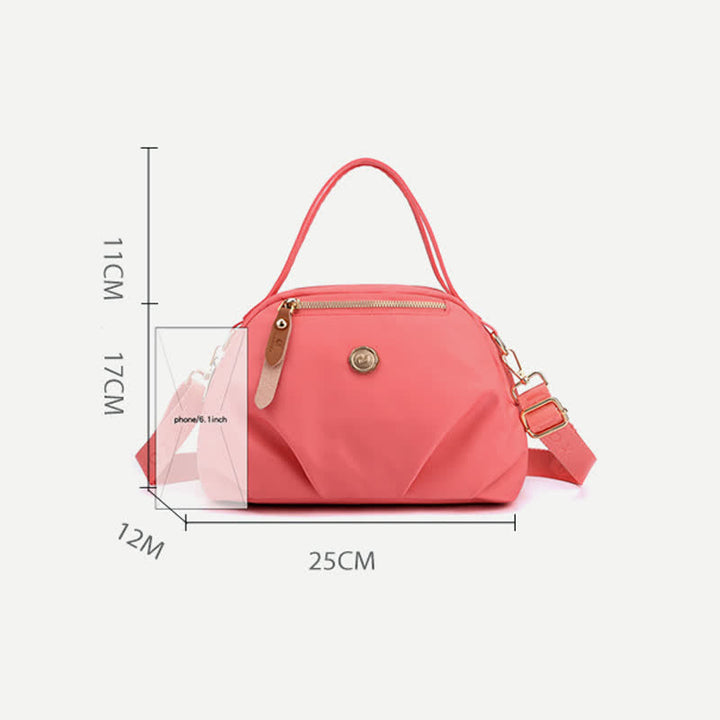 Kleine Umhängetasche aus Nylon, leicht, wasserdicht, Schulterhandtasche für Damen und Mädchen