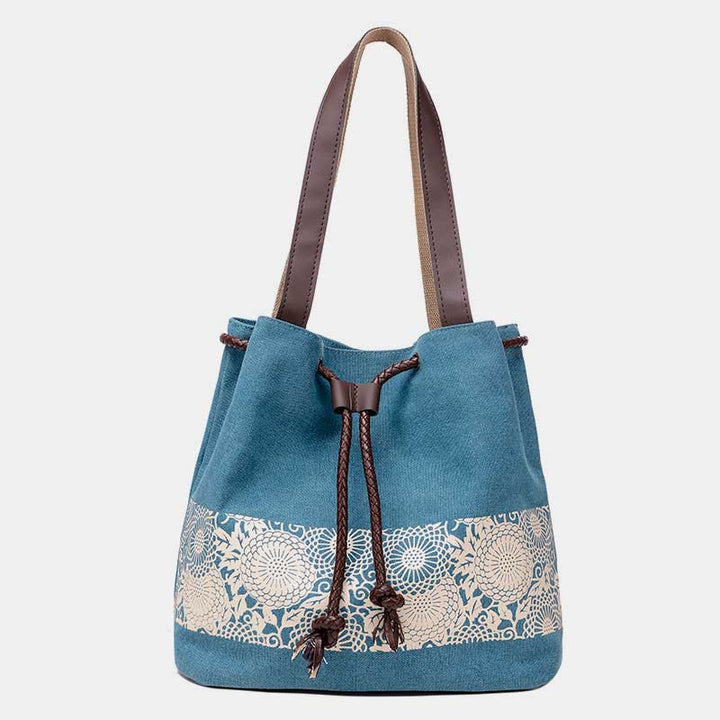 Umhängetasche für Damen, lässig, große Kapazität, bedruckt, Einkaufshandtasche