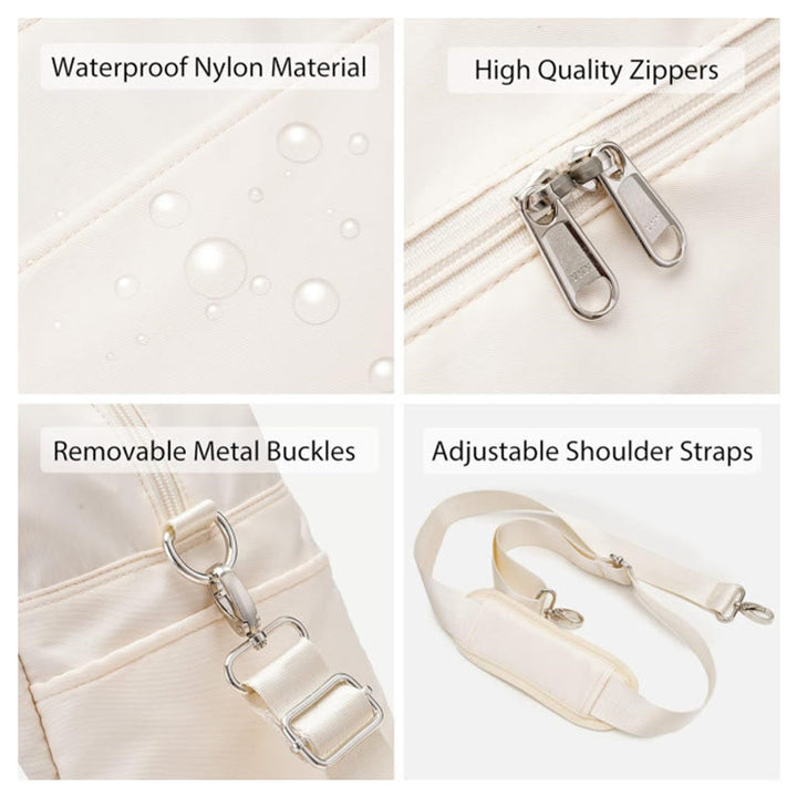 Reisetaschen-Set für Damen, tragbar, für unterwegs, Fitnessstudio