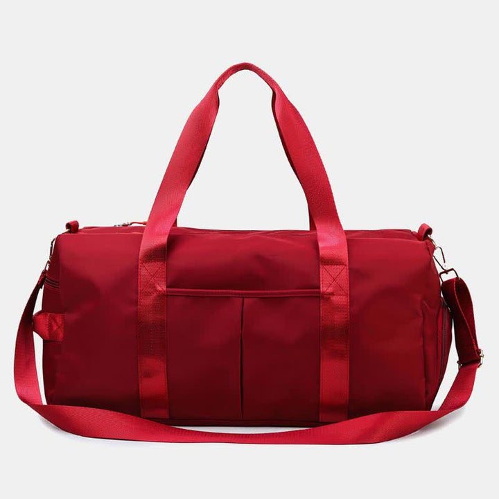 Reisetasche, Sporttasche, Umhängetasche fürs Fitnessstudio mit Nassfach, Schuhfach