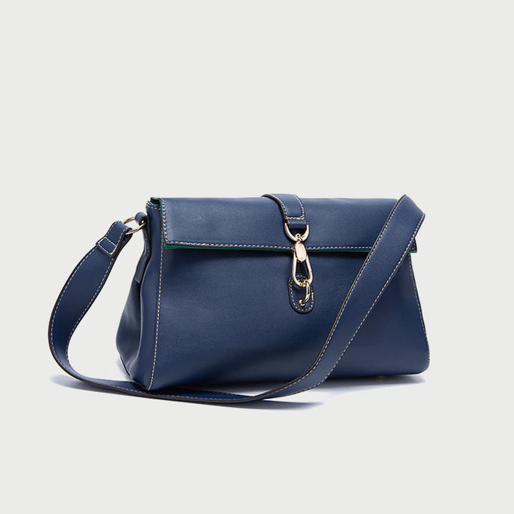 Modische Lederhandtasche für Damen, klein, lässig, Umhängetasche