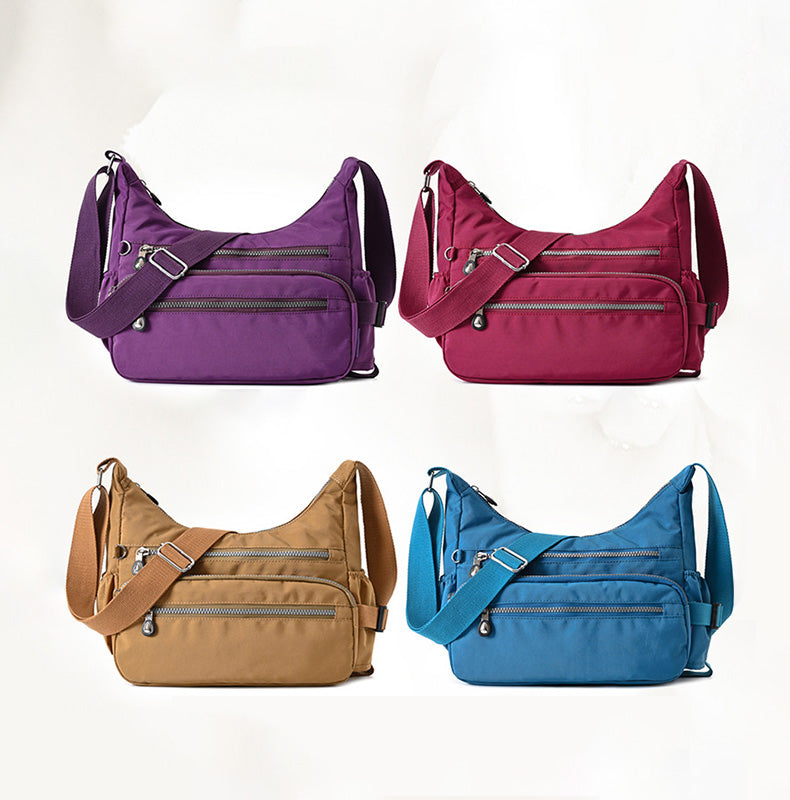 Wasserdichte Umhängetasche für Damen, lässige Nylon-Geldbörse, Handtasche, Umhängetasche