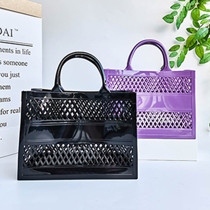 Große Kapazität PVC Strand Tasche Tote für Lagerung Urlaub