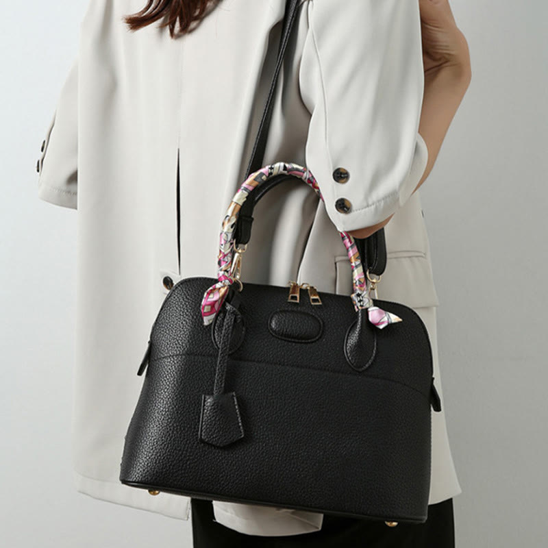 Top-Griff-Tasche für Frauen Vintage dünner Seidenschalgriff