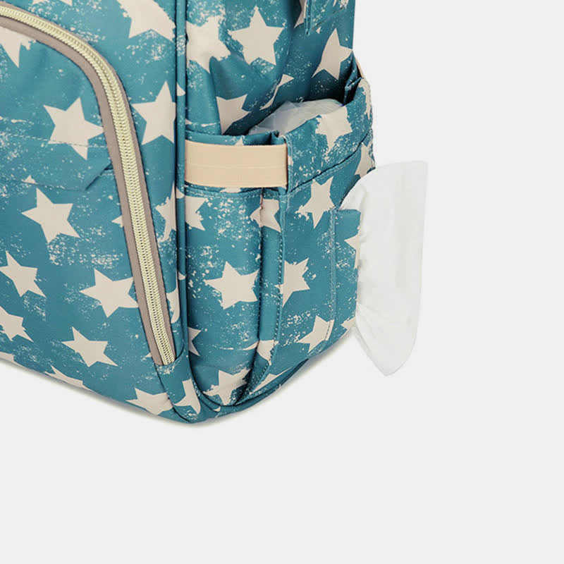 Wickeltasche Rucksack Multifunktions Wasserdicht Stilvoller Babyrucksack Mamatasche