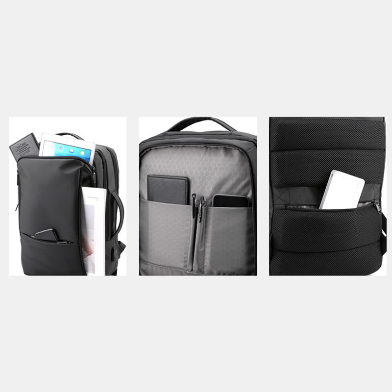 Rucksack für Herren, wasserdicht, große Kapazität, Business-Computertasche
