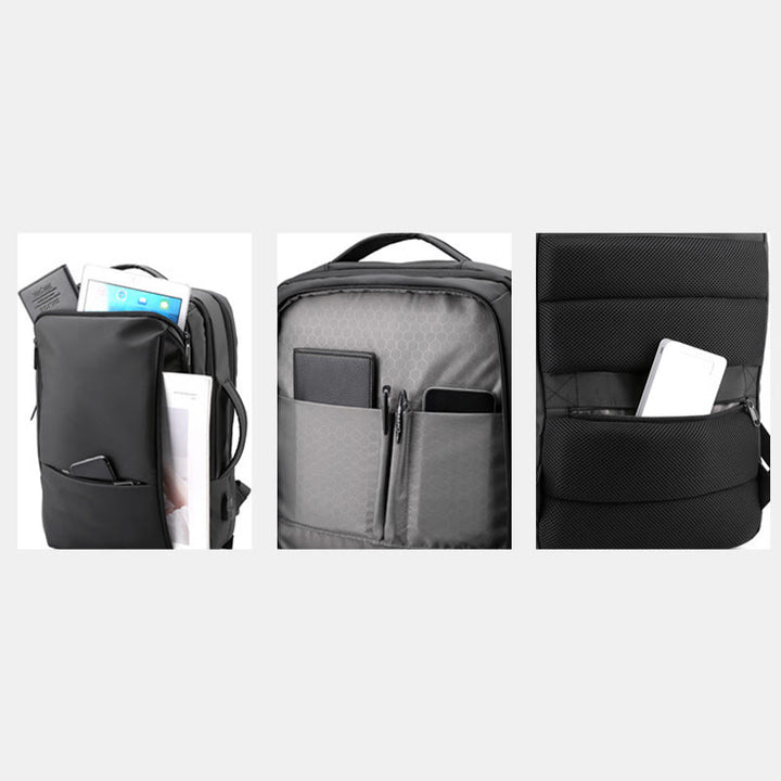 Rucksack für Herren, wasserdicht, große Kapazität, Business-Computertasche