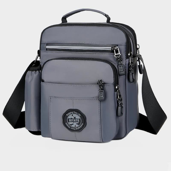 Messenger Bag Umhängetasche Herren Geldbörsen Multi-Pocket Kleine Umhängetasche
