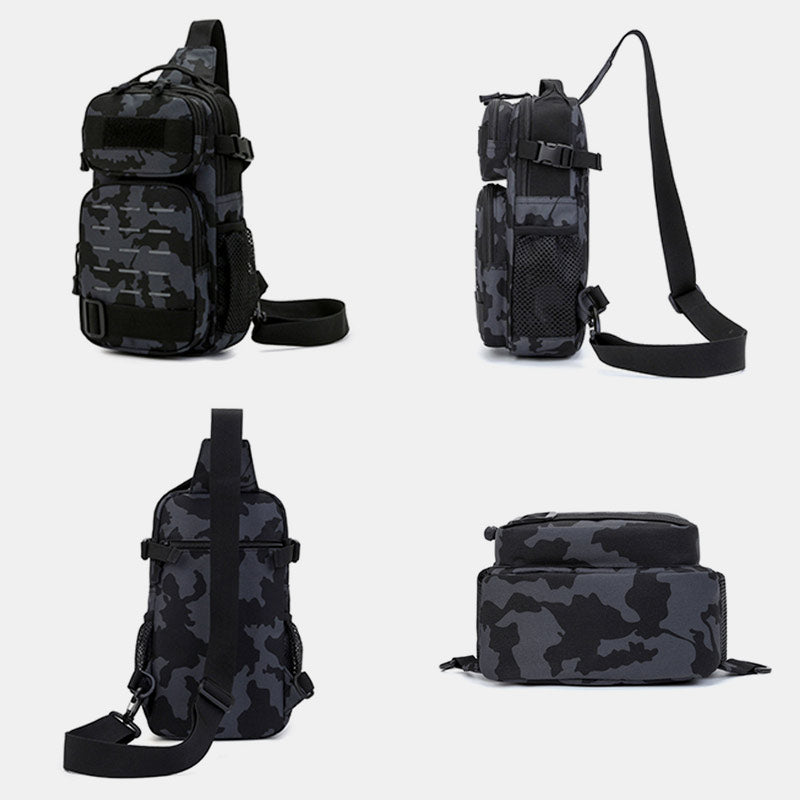 Wasserdichte, langlebige taktische Camouflage-Schultertasche mit reflektierendem Riemen