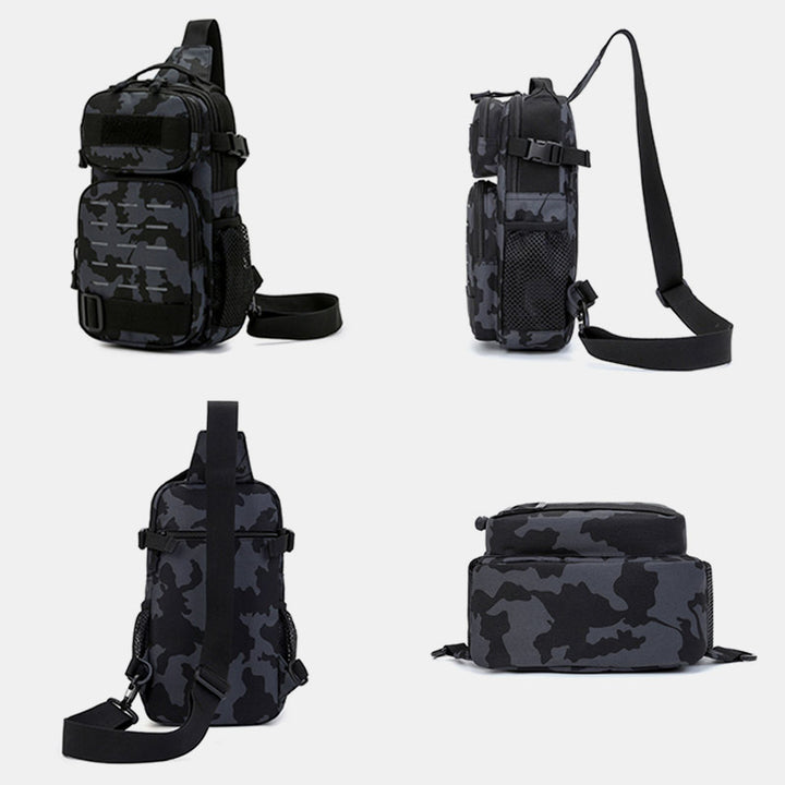 Wasserdichte, langlebige taktische Camouflage-Schultertasche mit reflektierendem Riemen