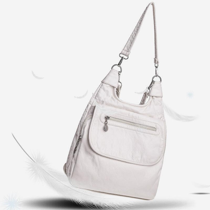 Wasser- und reißfester Rucksack, Tagesrucksack, Schultertasche, Handtasche mit verstellbaren Trägern