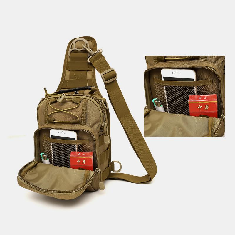4-Wege-Verwendung Camouflage Multifunktionale Outdoor-Schultertasche