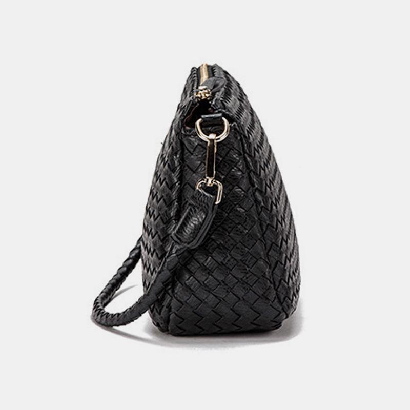 Lässige Strick-Schulterhandtasche