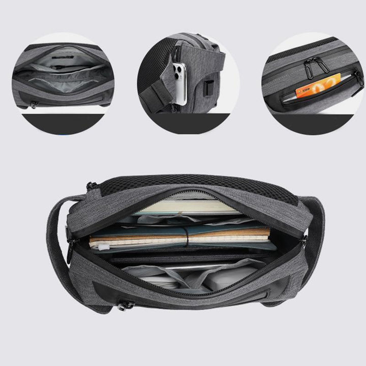 Wasserdichte multifunktionale Schultertasche für den Außenbereich