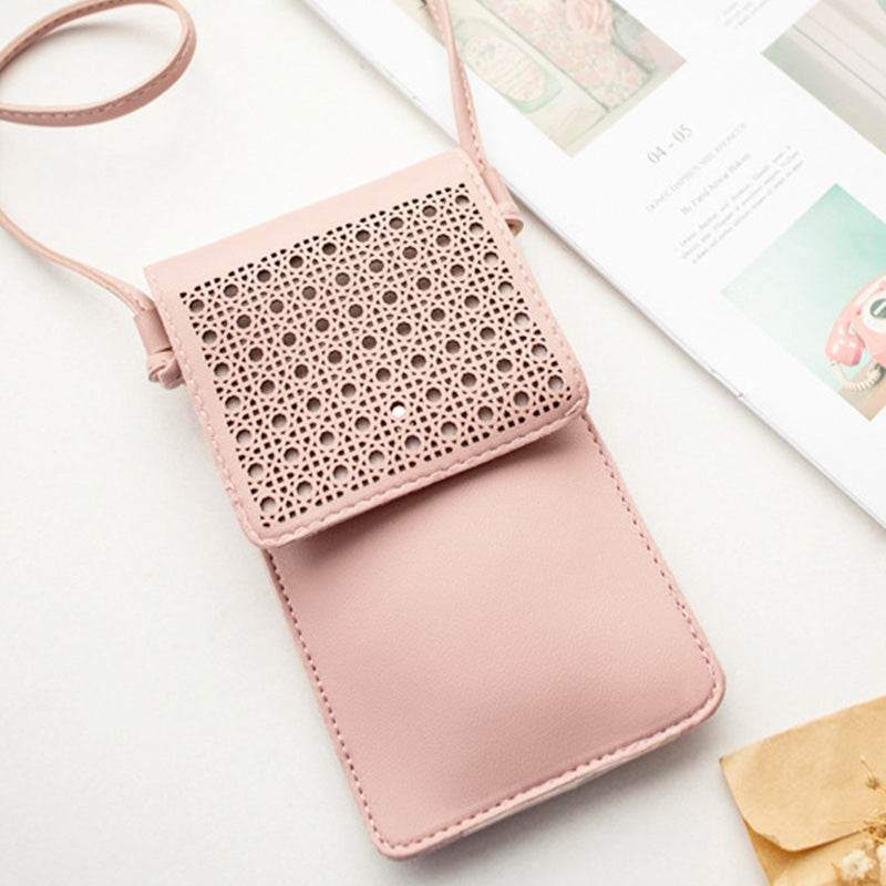 Umhängetasche für Mobiltelefone, Touchscreen-Tasche