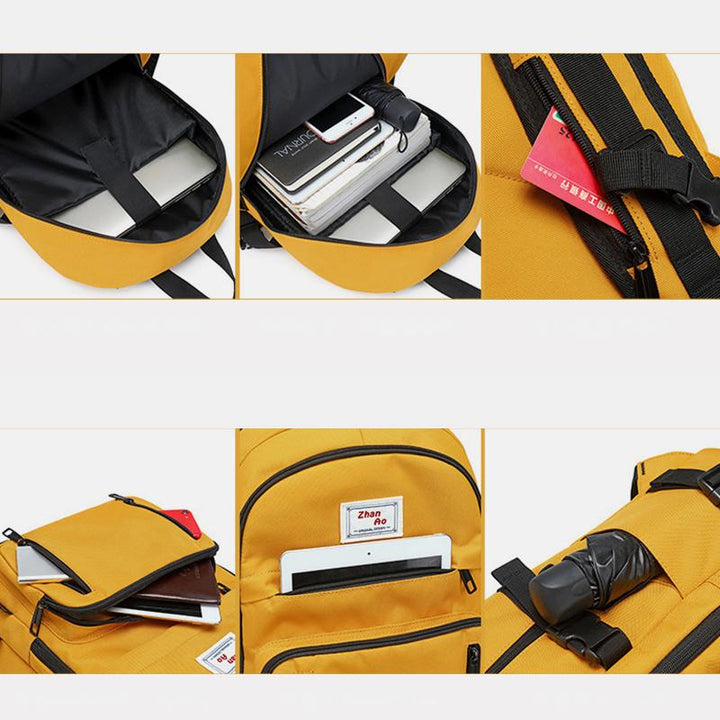 Wasserdichter Laptop-Rucksack im College-Stil mit großem Fassungsvermögen (15 % Rabatt mit dem Code: CA15)