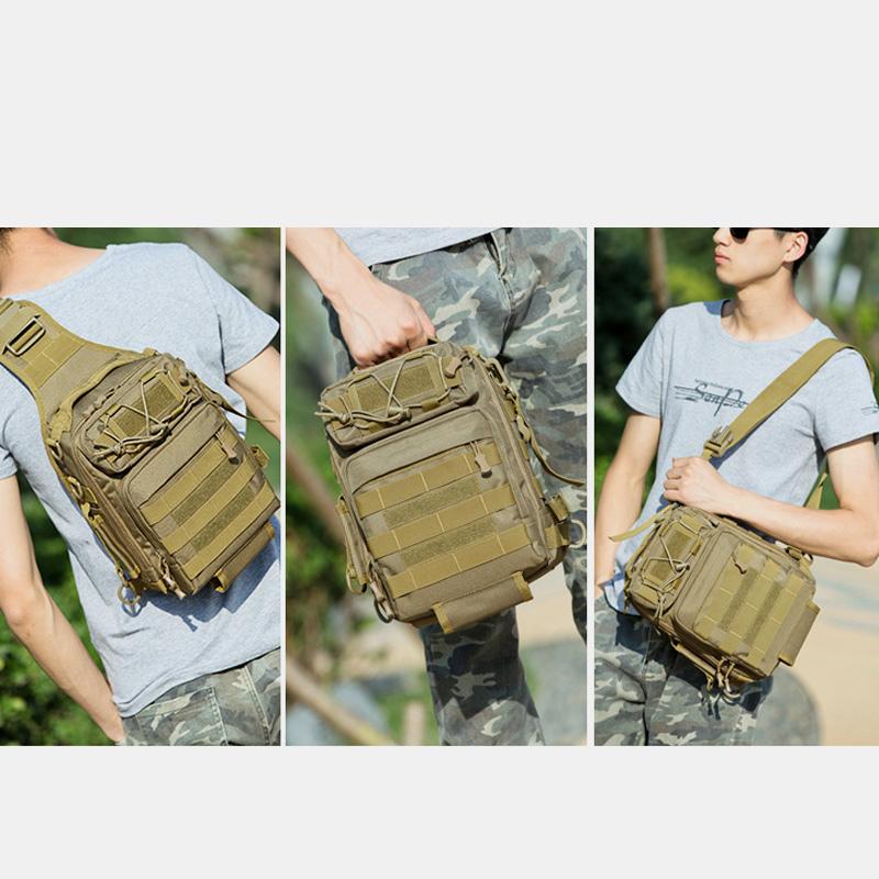 3-Wege-Verwendung Multifunktionale Camouflage Sling Bag
