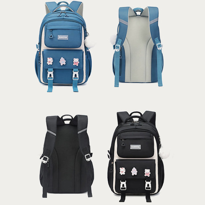 Rucksack für Frauen süßes Accessoire wasserabweisende langlebige Schultasche
