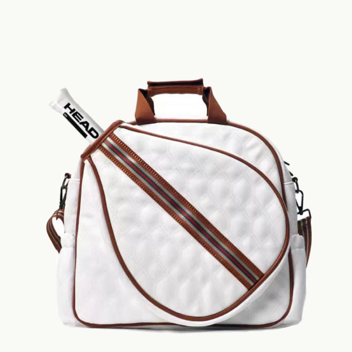 Padel Tennis Schläger Tasche Minimalist Leder Hand Held Sport Tote