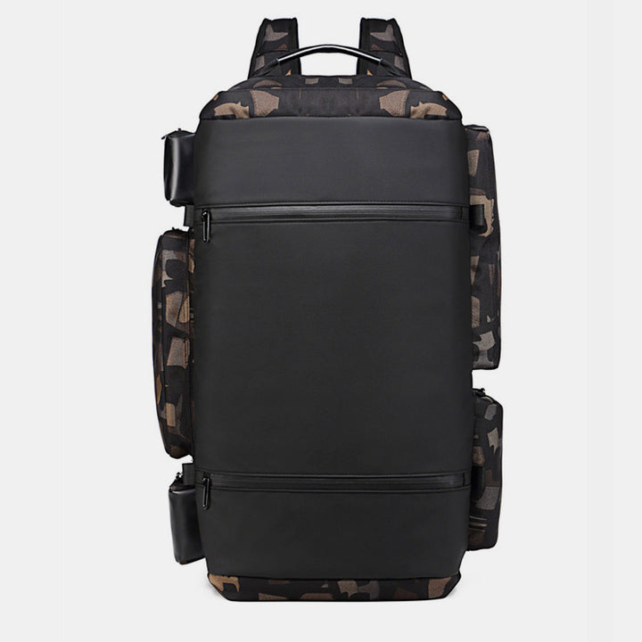 Große Kapazität Reisetasche Tote Cabrio Rucksack mit USB-Ladeanschluss