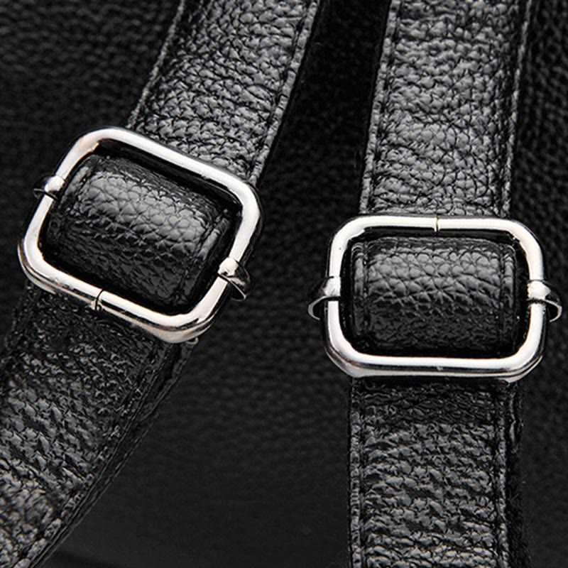 Rucksack für Frauen mit Litschi-Muster, große Kapazität, Freizeit, Reise, Tagesrucksack