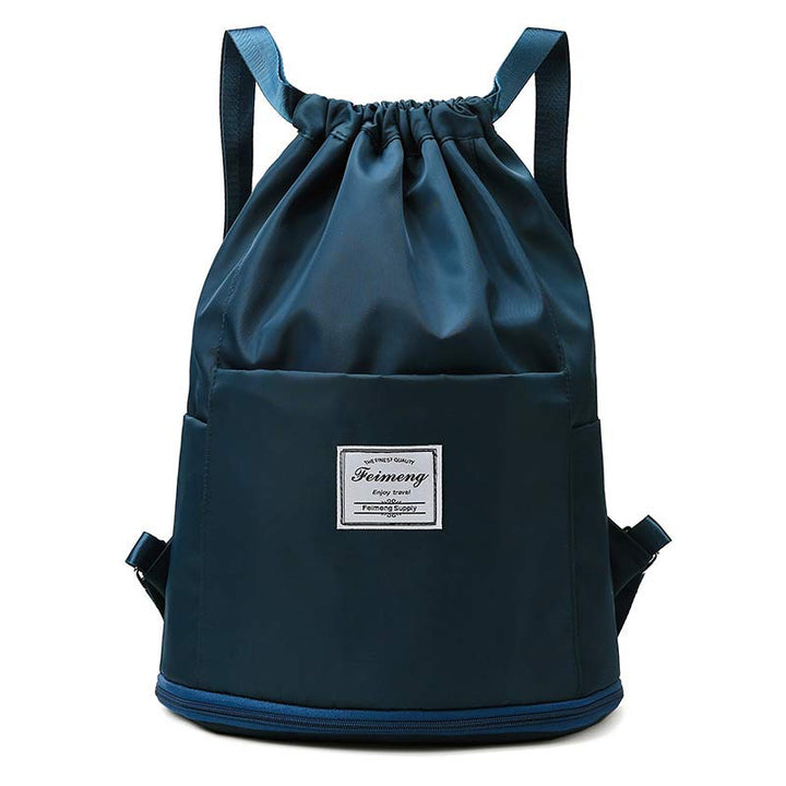 Kordelzug-Rucksack für Damen, wasserdicht, groß, Nass- und Trockentrennrucksack