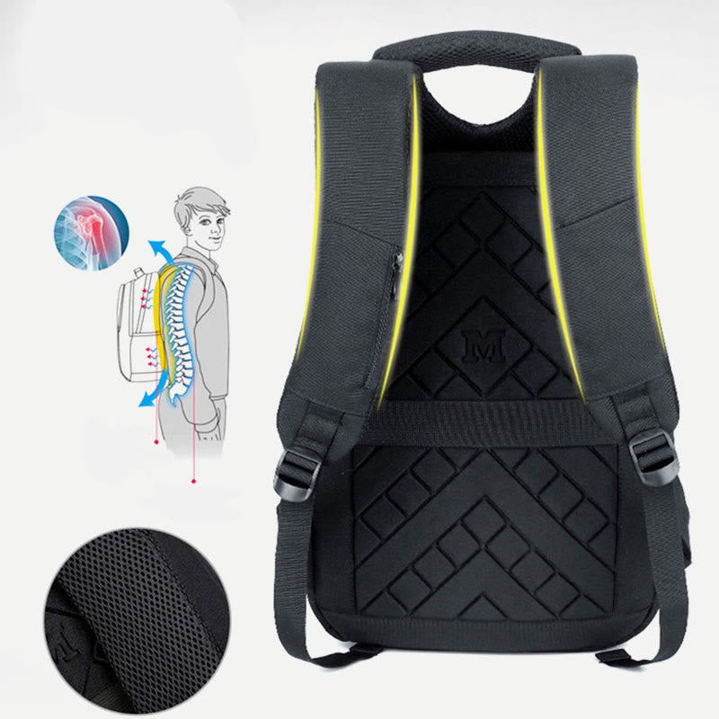 Rucksack für Männer Business Anti-Diebstahl Laptop Nylon Große Kapazität Daypack