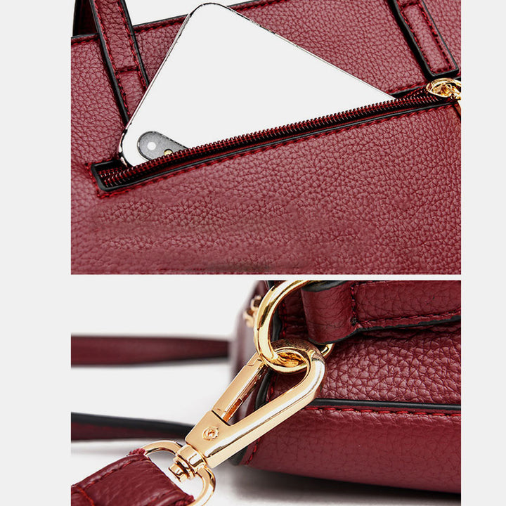 Tragetasche für Damen, mit Griff oben, große Schultertasche