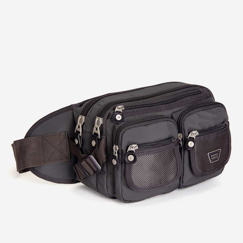 Robuste, lässige Hüfttasche mit mehreren Taschen und großem Fassungsvermögen