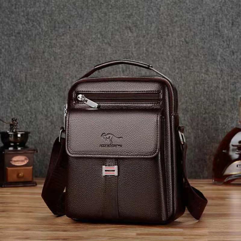 Messenger Bag für Herren, leicht, wasserdicht, Reise-Umhängetasche mit Nieten
