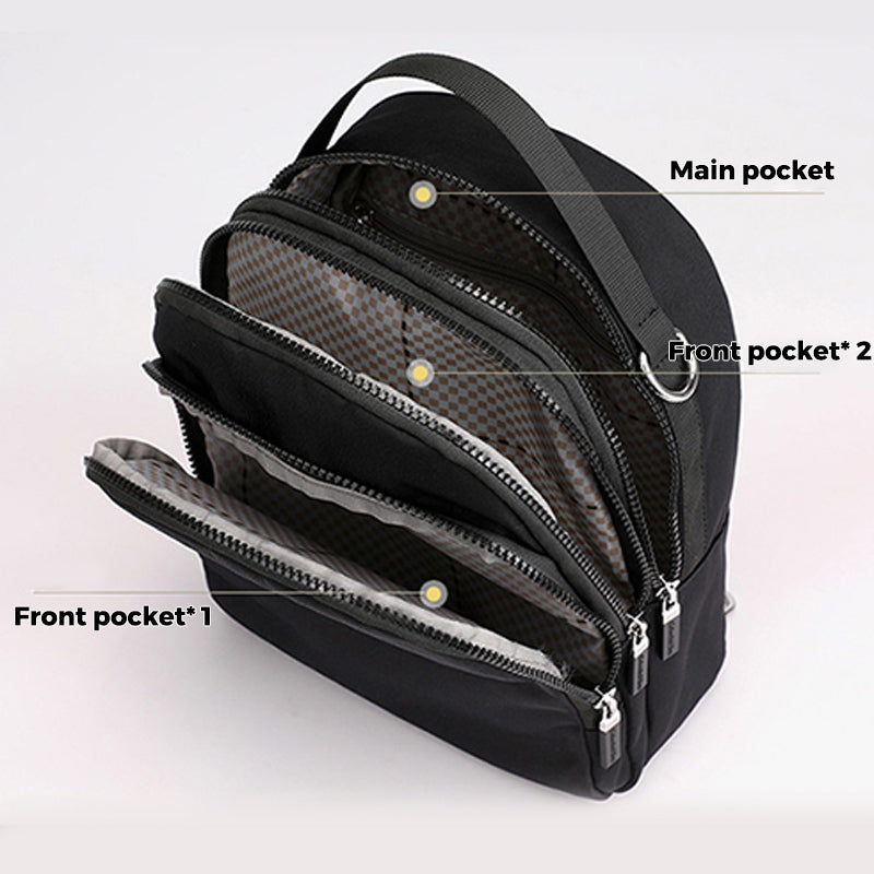 2-Wege-Verwendung Wasserdicht Leichte Casual Rucksack Schultertasche