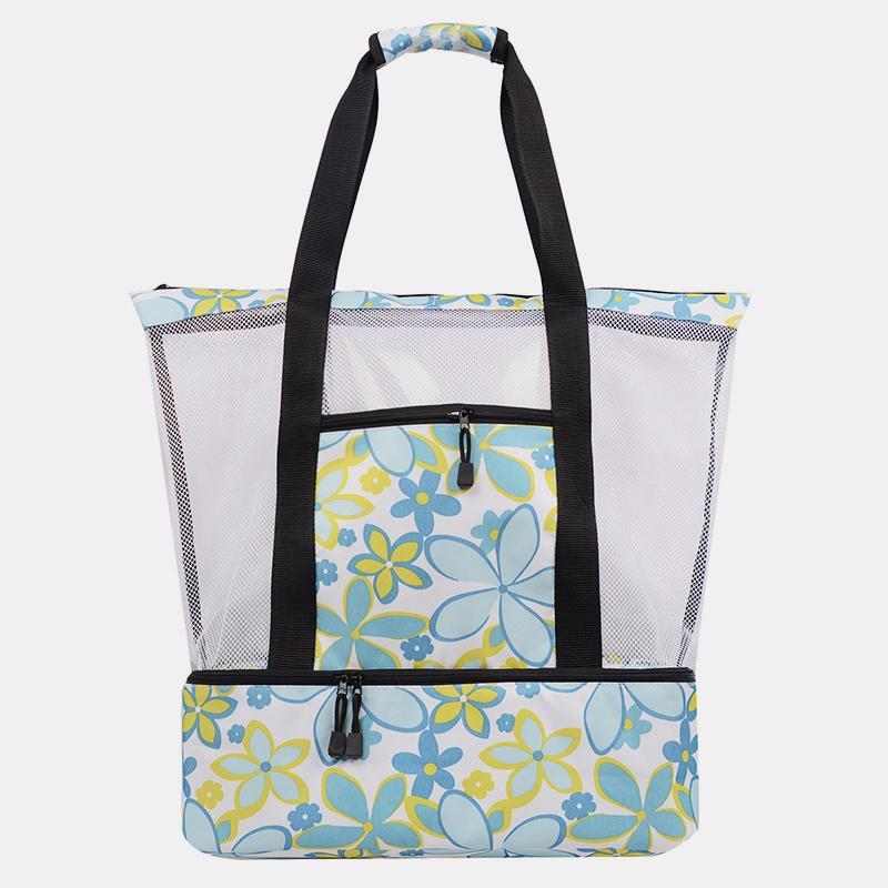 Strandtasche mit großer Kapazität, wasserdicht, sanddicht, Pooltasche mit Kühlfach