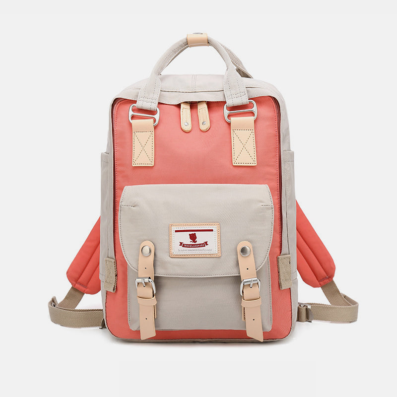 Wasserdichter Reiserucksack im Vintage-Stil im College-Stil