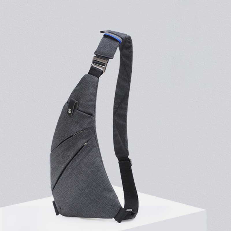 Leichte, langlebige Sling-Brusttasche, wasserdicht, kratzfest, Tagesrucksack, lässige Herren-Geldbörsen