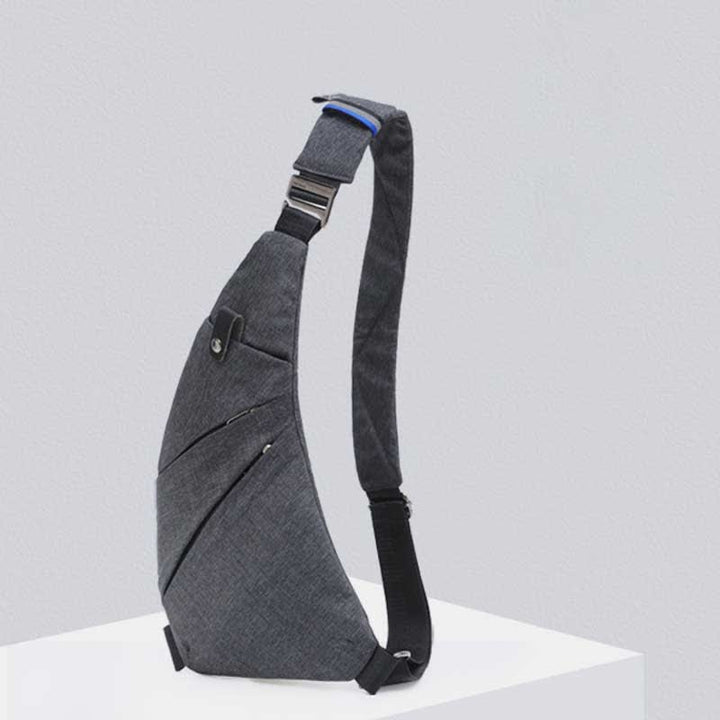 Leichte, langlebige Sling-Brusttasche, wasserdicht, kratzfest, Tagesrucksack, lässige Herren-Geldbörsen