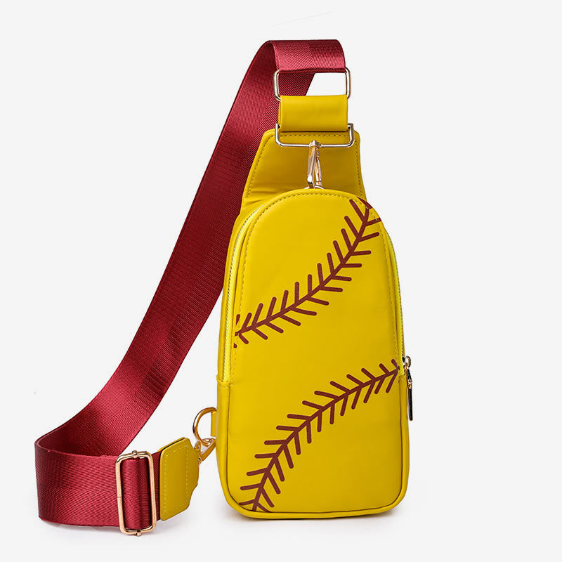 Schultertasche für Damen, Outing Sports Printing, Umhängetasche aus Leder