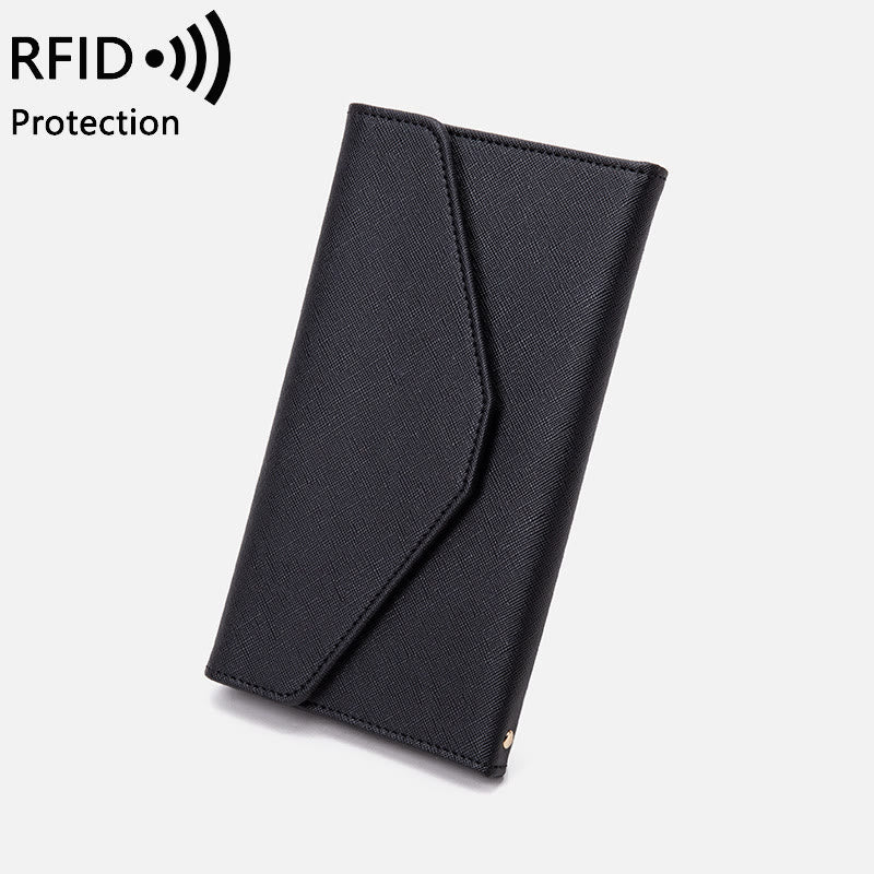 RFID-Passhülle für die Reise, ultradünne, multifunktionale Dokumententasche