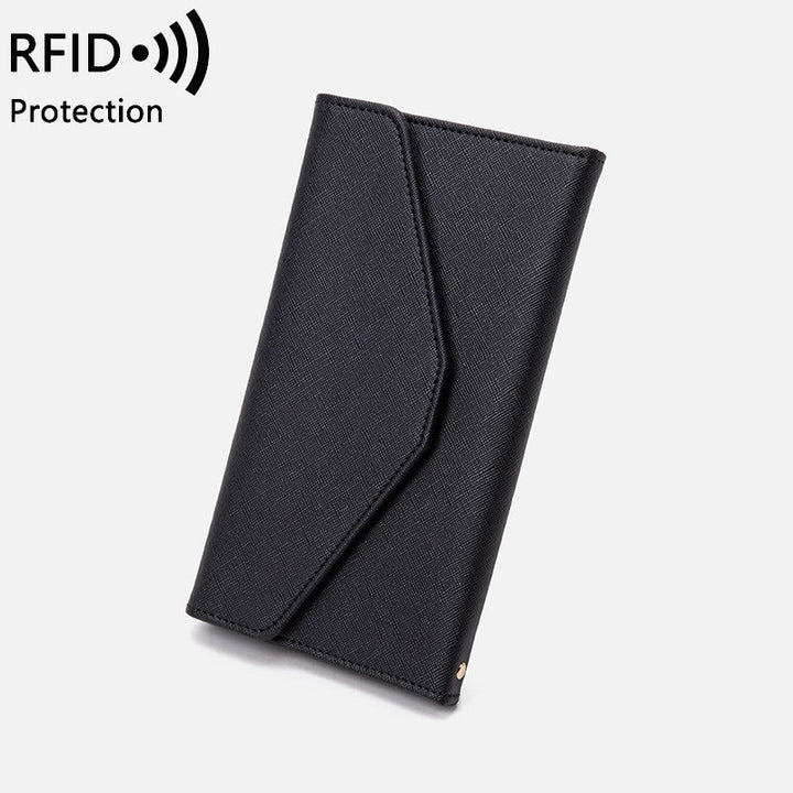RFID-Passhülle für die Reise, ultradünne, multifunktionale Dokumententasche